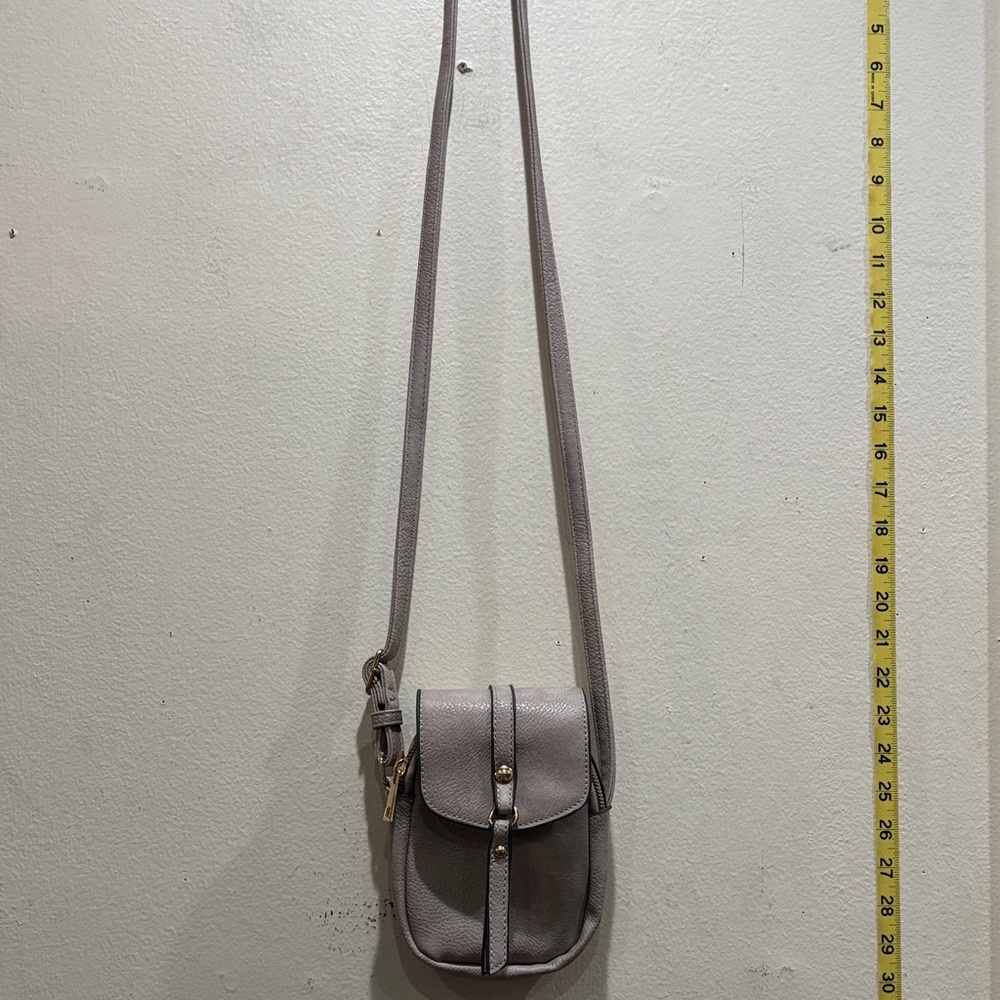 Elegant Gray Crossbody Bag